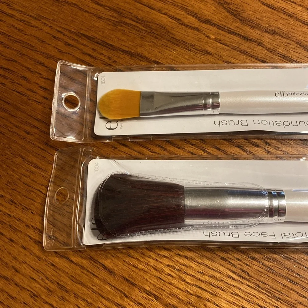 Elf Makeup Brushes Foundation and Total Face